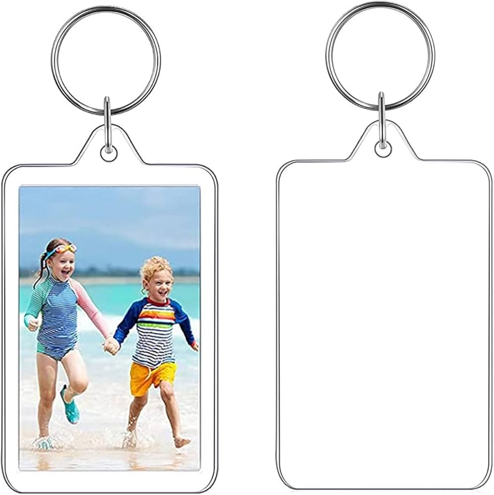 Glass keytag